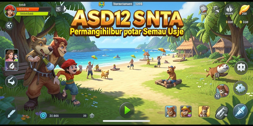 Tampilan gameplay seru dan animasi menawan di ASD123.