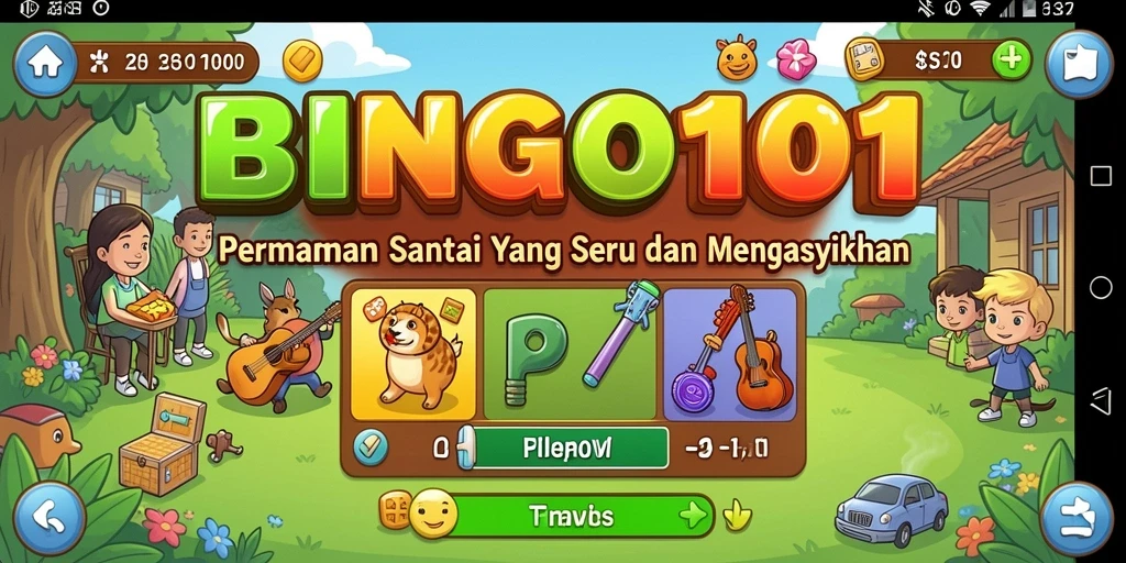 Gambaran gameplay BINGO101 yang seru dan interaktif.
