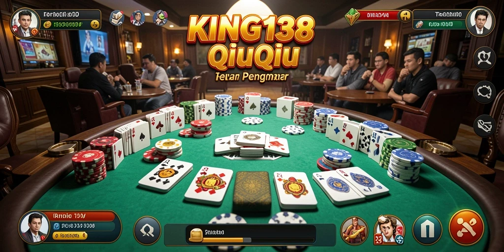 Screenshot KING138 menampilkan gameplay menarik QiuQiu.