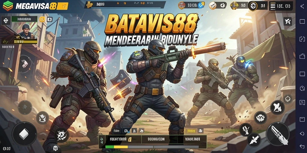 Tangkapan layar gameplay intens dari MEGAVISA88 yang penuh aksi.