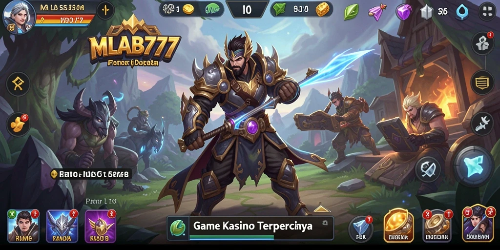 Screenshot gameplay MLBB777 dengan tampilan permainan Kasino yang menarik.