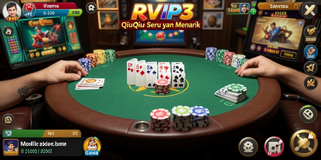 Tampilan gameplay QiuQiu yang mendebarkan dan kompetitif.