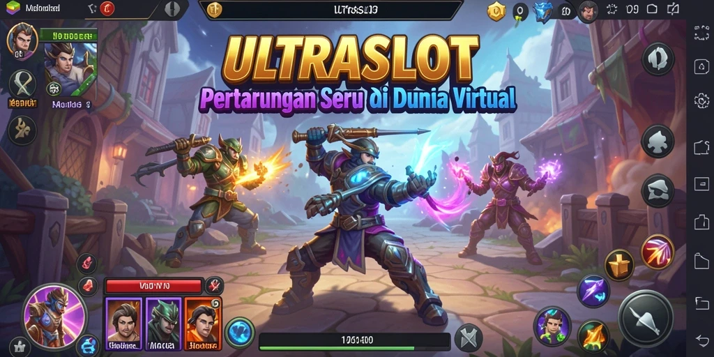 Gameplay seru dengan pertarungan intens di ULTRASLOT.