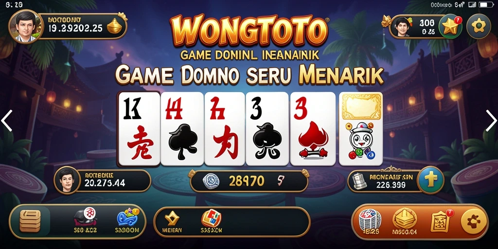 Tampilan gameplay WONGTOTO yang menawan dan seru.