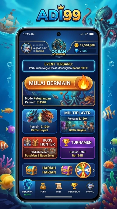 Tampilan antarmuka pengguna adi99 yang sederhana dan efektif.